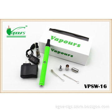 1300mah Green Dry Herb E-cig 3 In 1 Ago With No Leaking